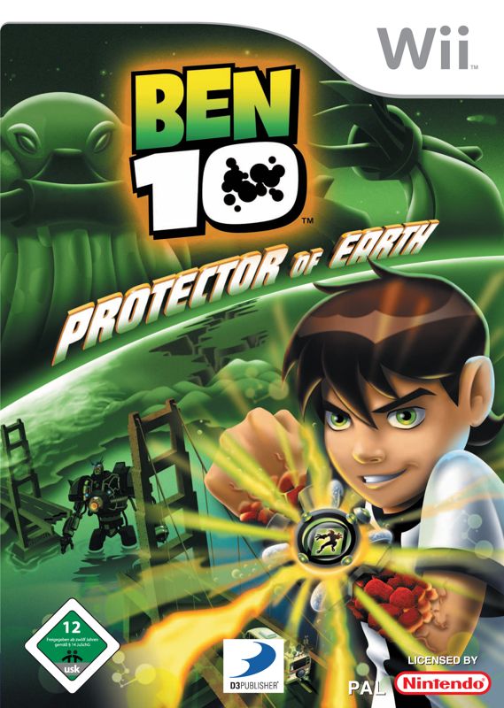 Ben 10: Galactic Racing box art for Wii